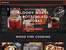 Tablet Screenshot of bonfirewoodfirecooking.com